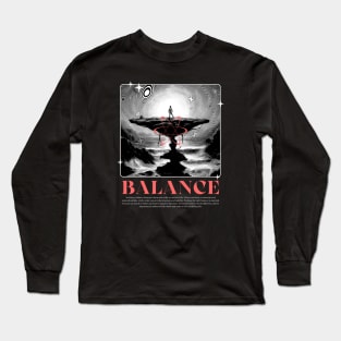 Harmony Amidst Chaos: The Balance Long Sleeve T-Shirt